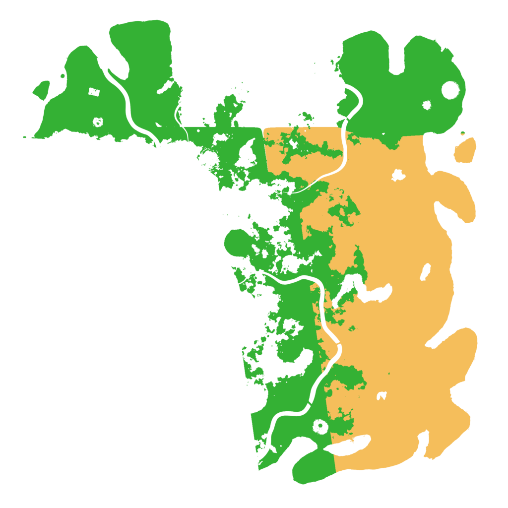 Biome Rust Map: Procedural Map, Size: 5000, Seed: 1234563
