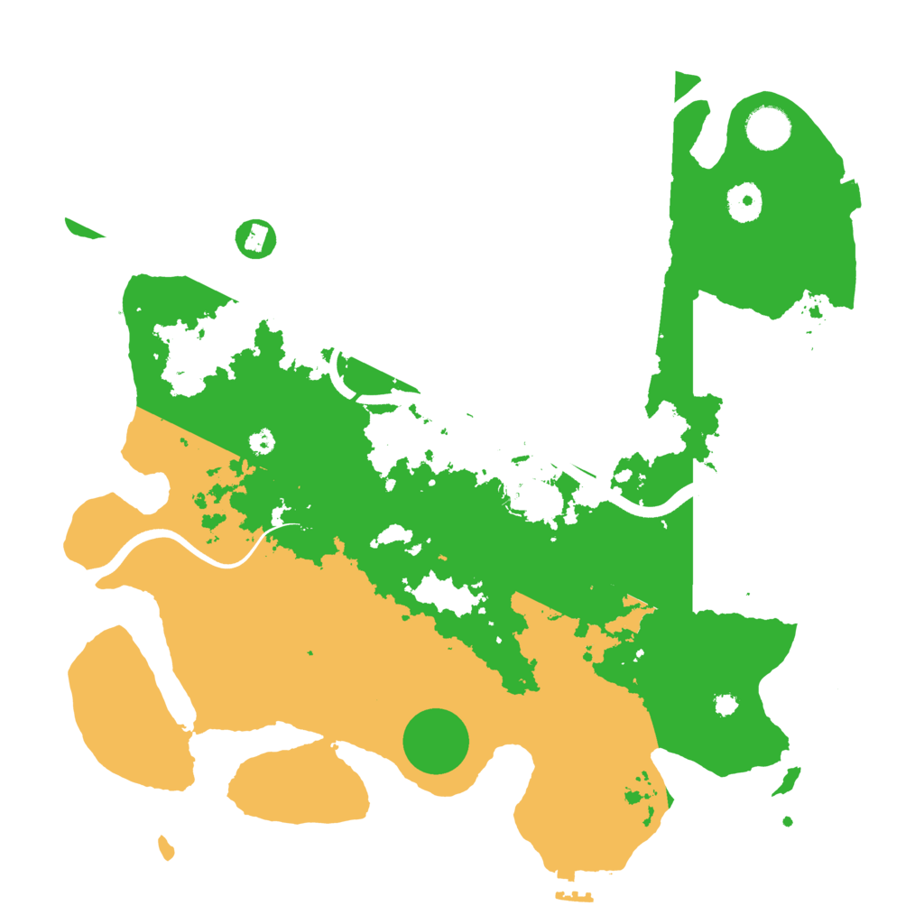 Biome Rust Map: Procedural Map, Size: 3700, Seed: 113692650