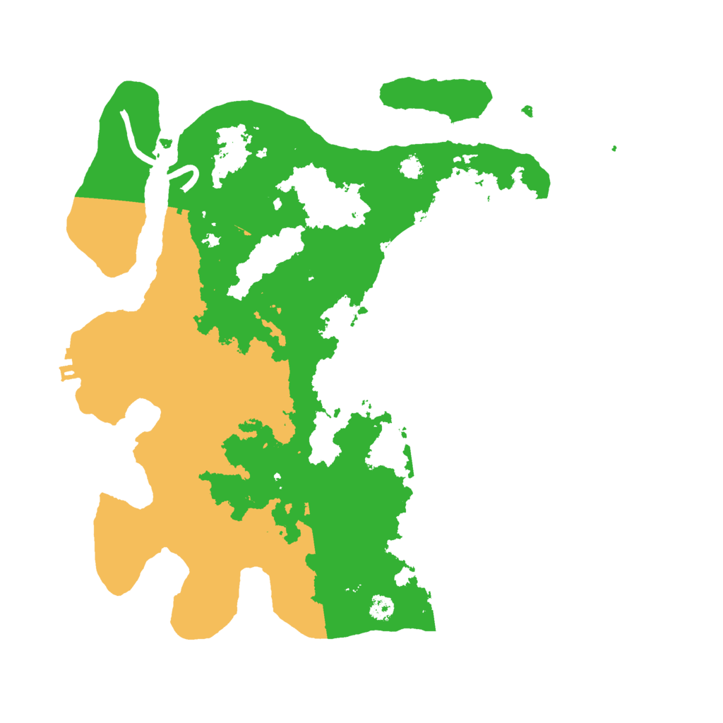 Biome Rust Map: Procedural Map, Size: 3000, Seed: 483710