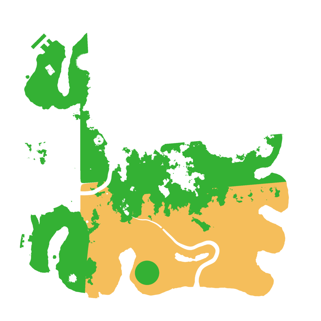 Biome Rust Map: Procedural Map, Size: 3500, Seed: 856357290