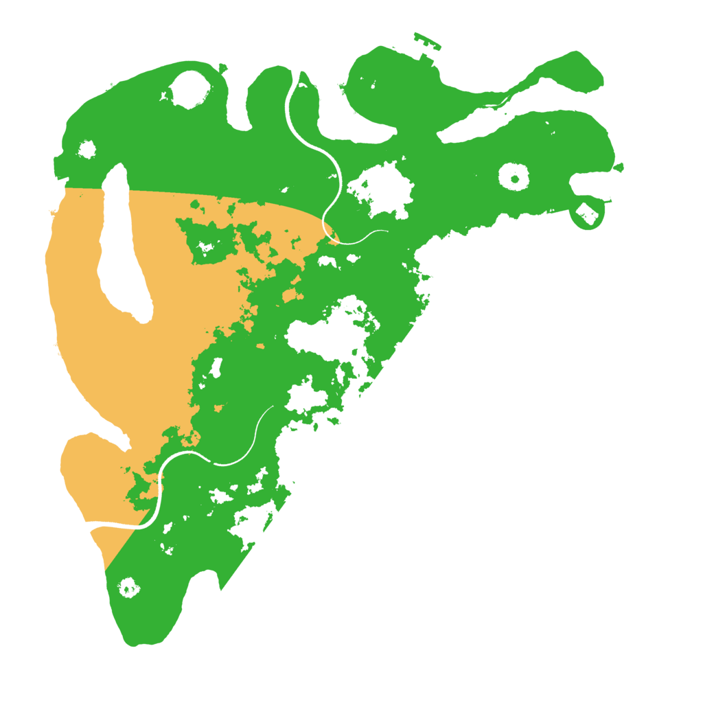 Biome Rust Map: Procedural Map, Size: 3550, Seed: 824004