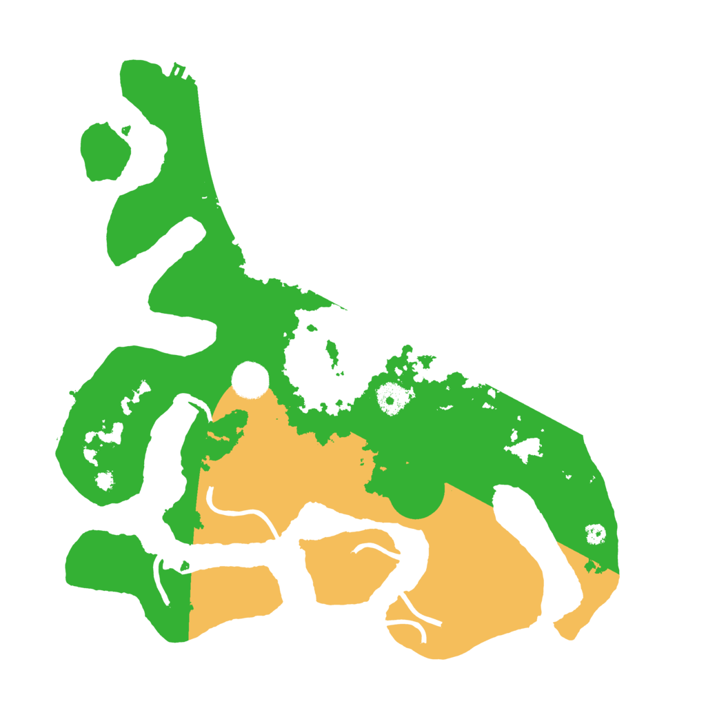 Biome Rust Map: Procedural Map, Size: 3501, Seed: 10027