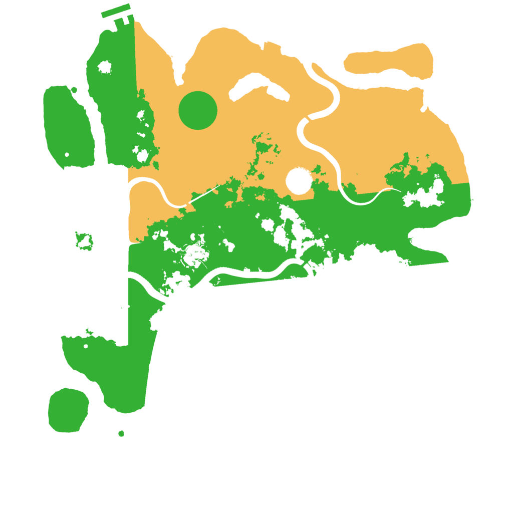 Biome Rust Map: Procedural Map, Size: 3500, Seed: 1601966791