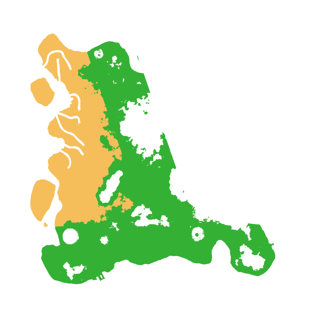 Biome Rust Map: Procedural Map, Size: 3500, Seed: 405387618