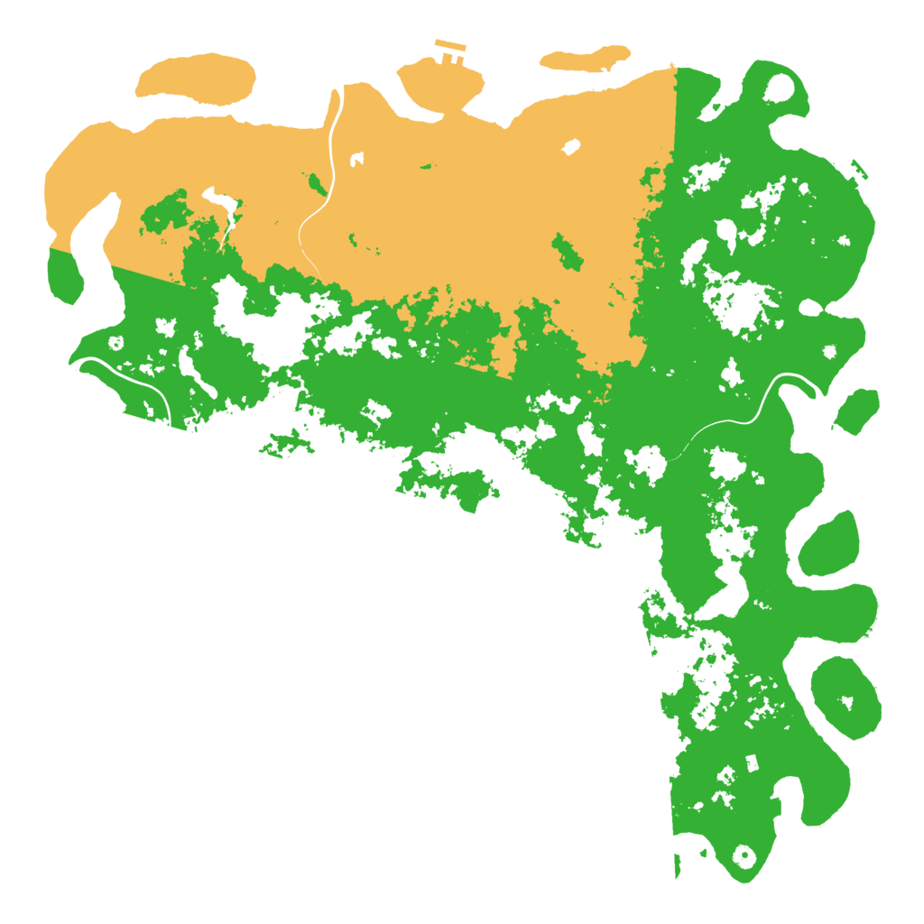 Biome Rust Map: Procedural Map, Size: 5999, Seed: 2147483647