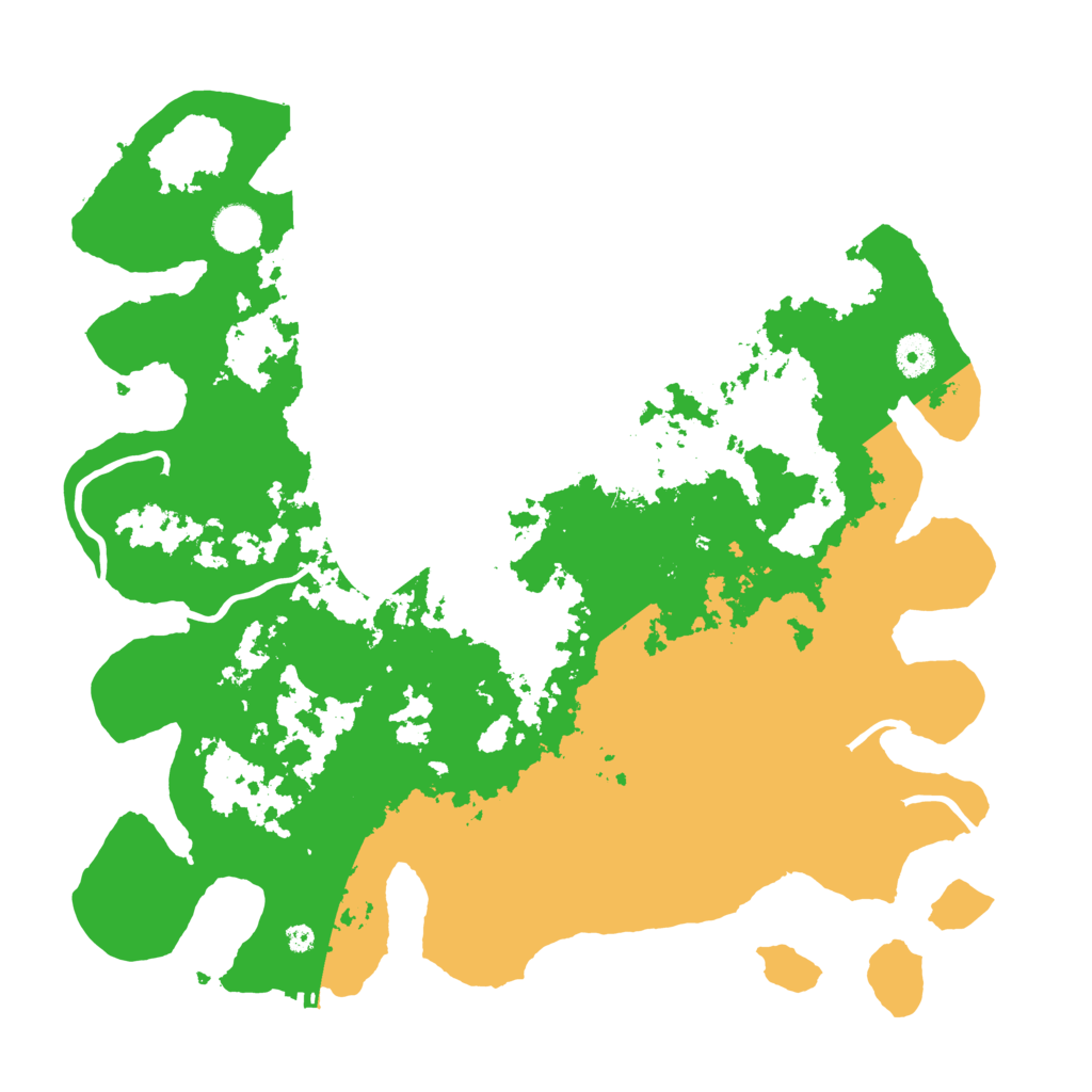 Biome Rust Map: Procedural Map, Size: 4000, Seed: 100222