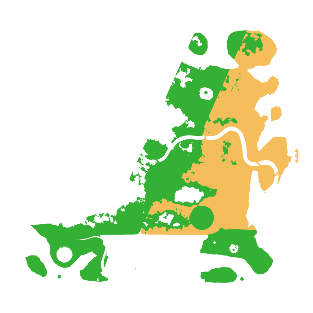 Biome Rust Map: Procedural Map, Size: 3550, Seed: 396592