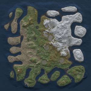 Thumbnail Rust Map: Procedural Map, Size: 4500, Seed: 2345123, 20 Monuments