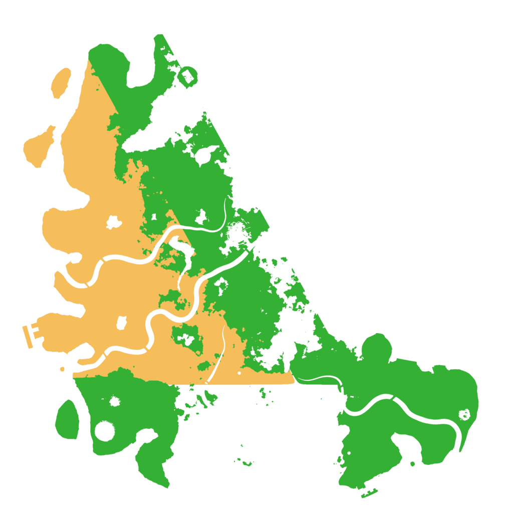 Biome Rust Map: Procedural Map, Size: 4500, Seed: 2345123