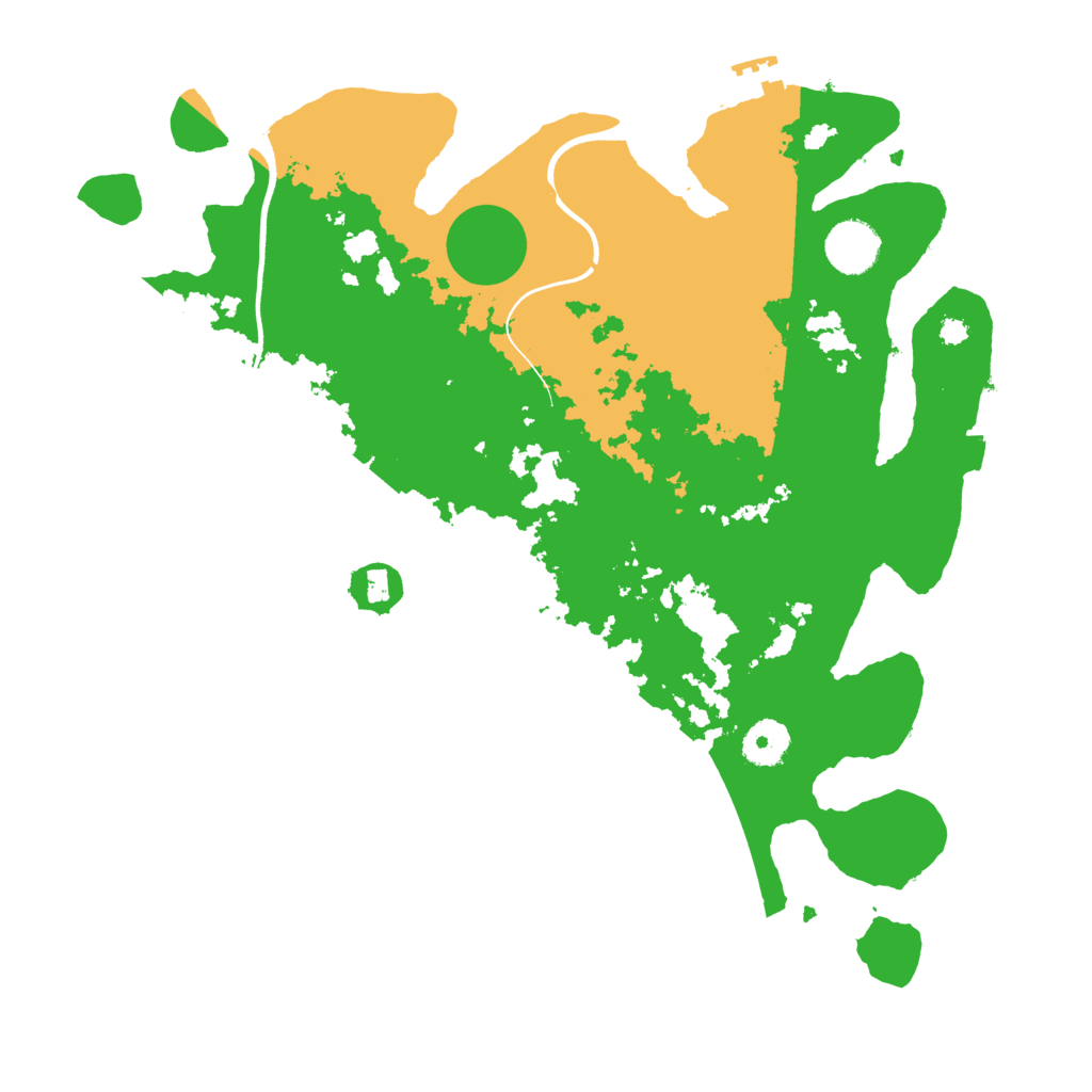 Biome Rust Map: Procedural Map, Size: 3600, Seed: 269008