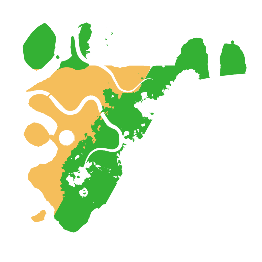 Biome Rust Map: Procedural Map, Size: 3000, Seed: 87328