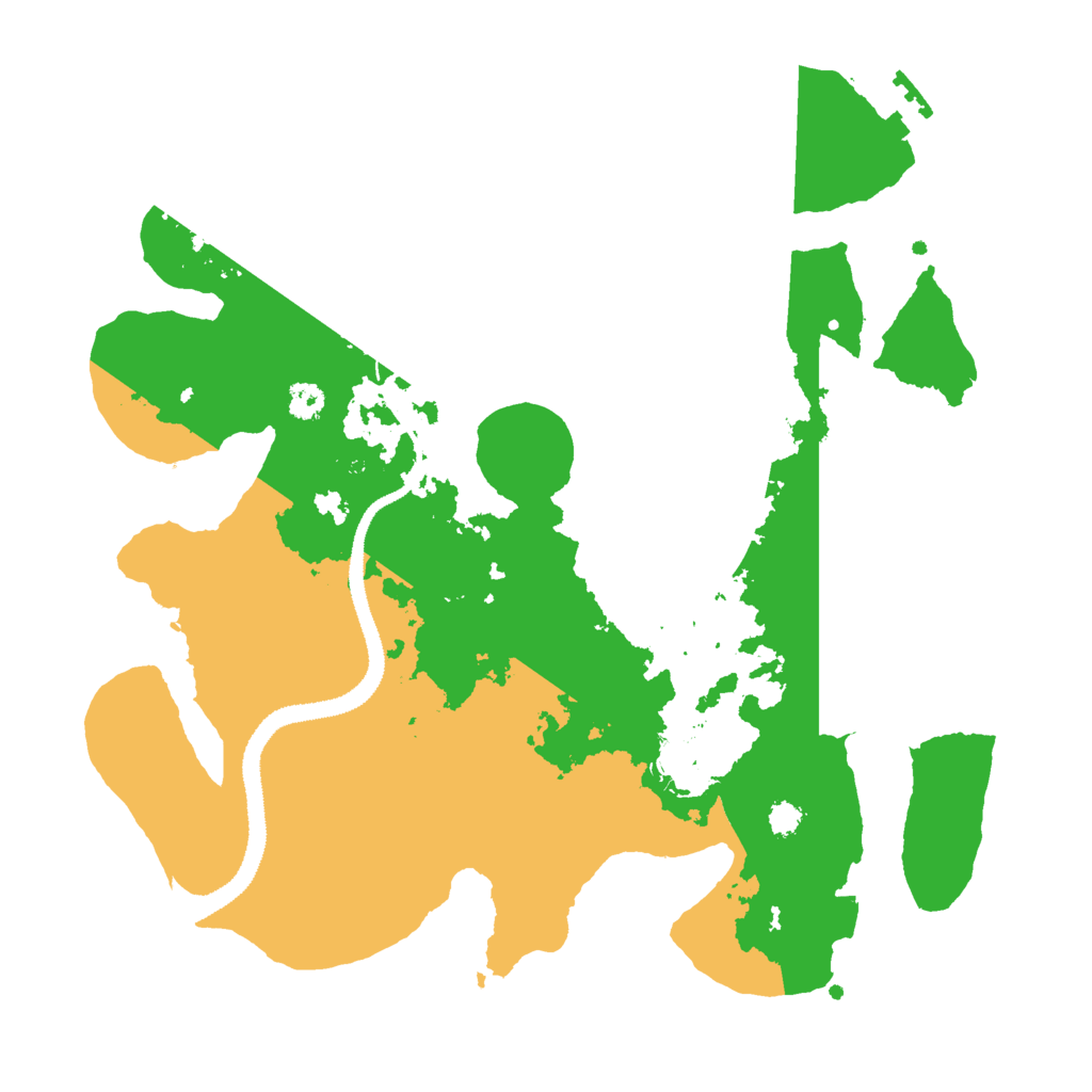 Biome Rust Map: Procedural Map, Size: 3000, Seed: 2086912800