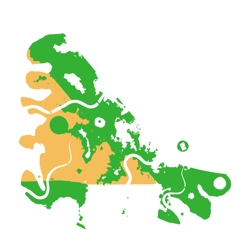 Biome Rust Map: Procedural Map, Size: 3550, Seed: 982957