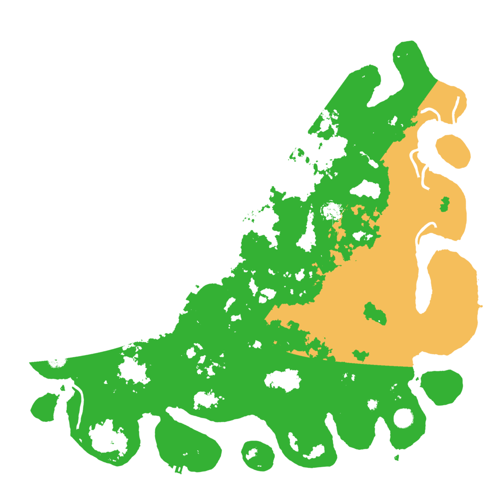 Biome Rust Map: Procedural Map, Size: 4500, Seed: 18888