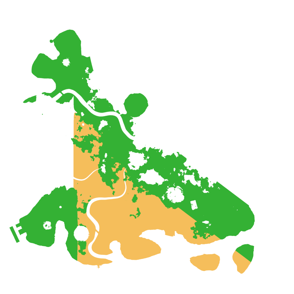 Biome Rust Map: Procedural Map, Size: 3500, Seed: 325759146