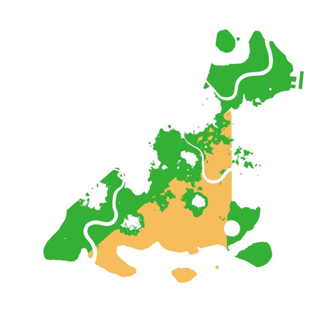 Biome Rust Map: Procedural Map, Size: 3550, Seed: 585268