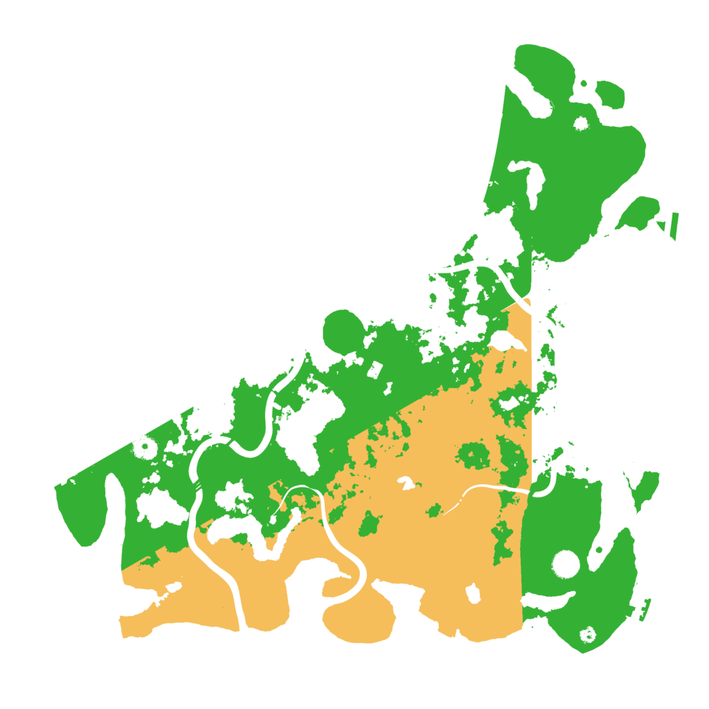 Biome Rust Map: Procedural Map, Size: 4500, Seed: 1617041806