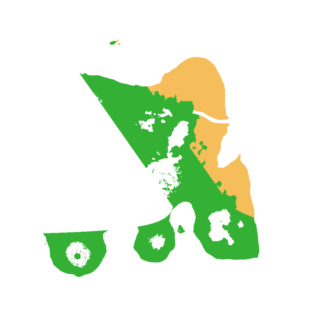 Biome Rust Map: Procedural Map, Size: 2000, Seed: 483836483