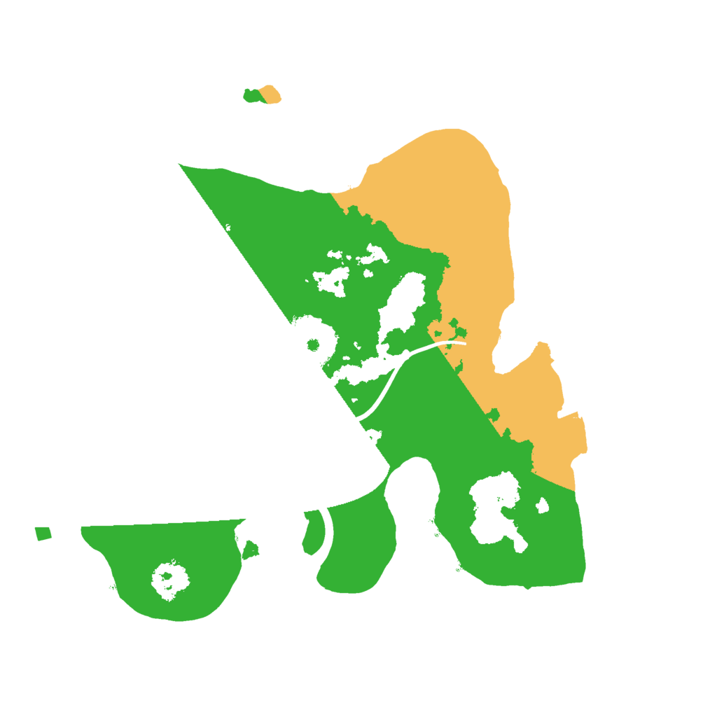 Biome Rust Map: Procedural Map, Size: 2000, Seed: 483836483