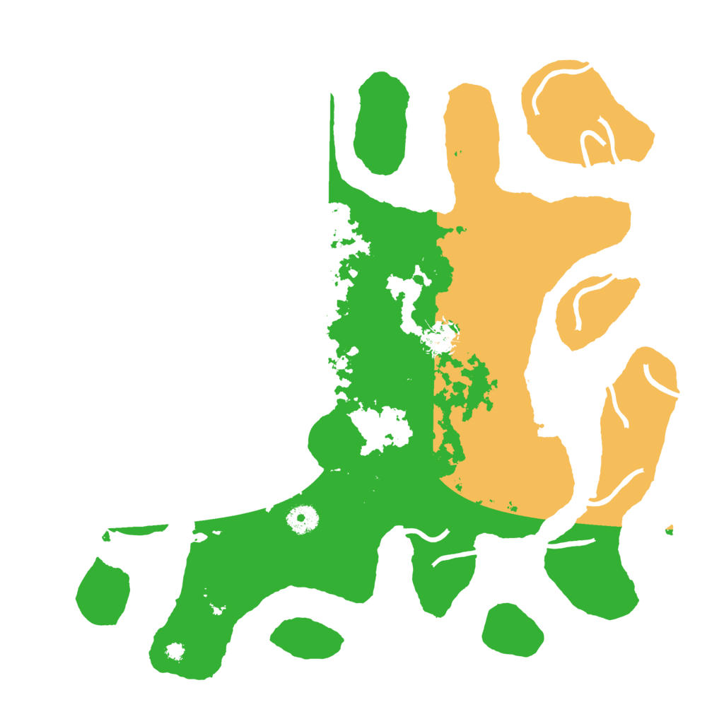 Biome Rust Map: Procedural Map, Size: 3700, Seed: 352211