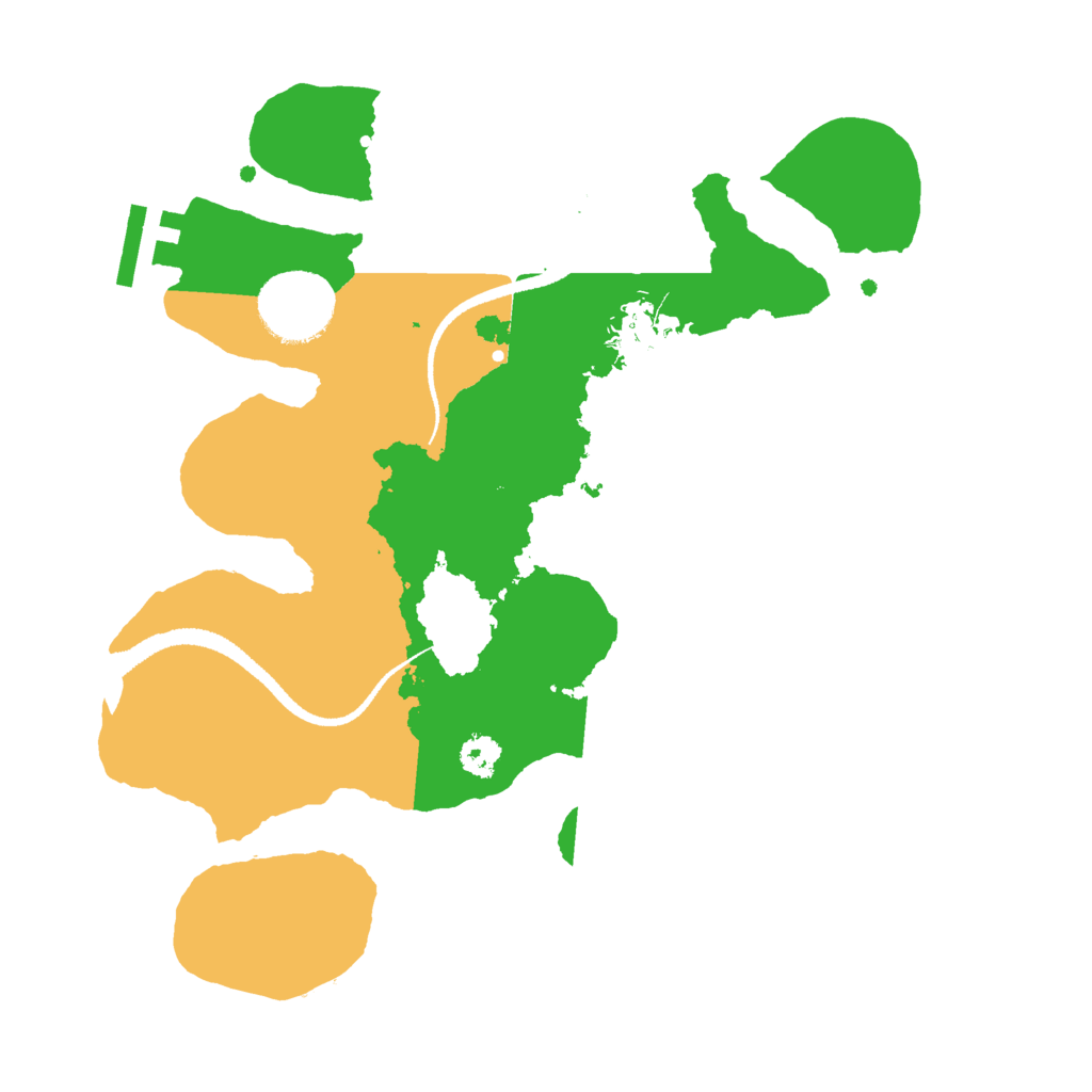 Biome Rust Map: Procedural Map, Size: 2700, Seed: 1279281350