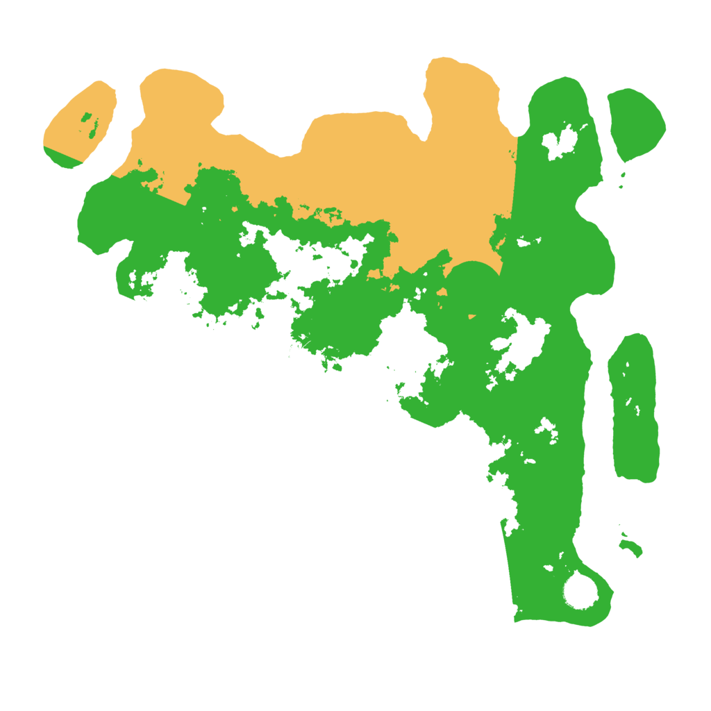 Biome Rust Map: Barren, Size: 3700, Seed: 28880086
