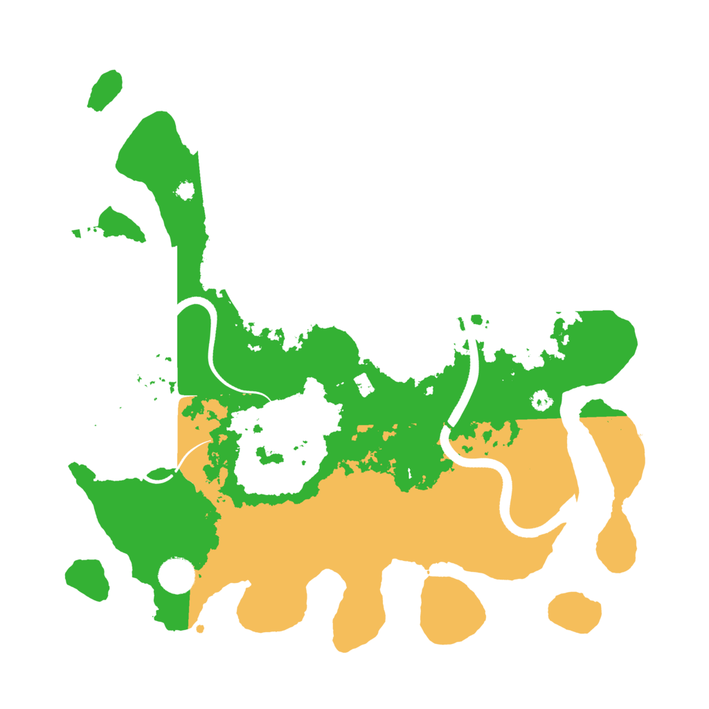 Biome Rust Map: Procedural Map, Size: 3500, Seed: 133400947