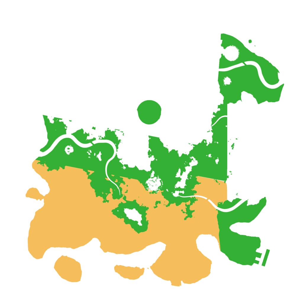 Biome Rust Map: Procedural Map, Size: 3550, Seed: 492228