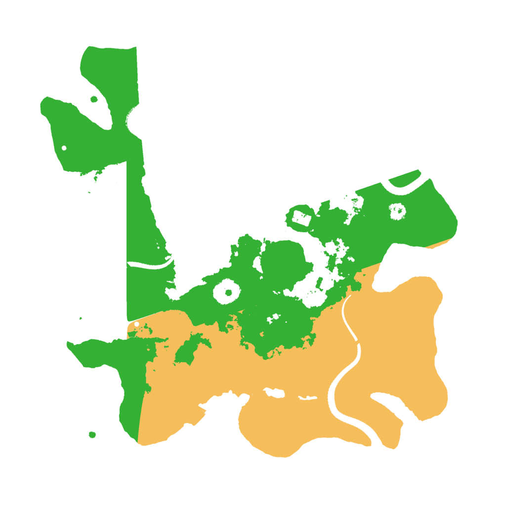 Biome Rust Map: Procedural Map, Size: 3000, Seed: 831130