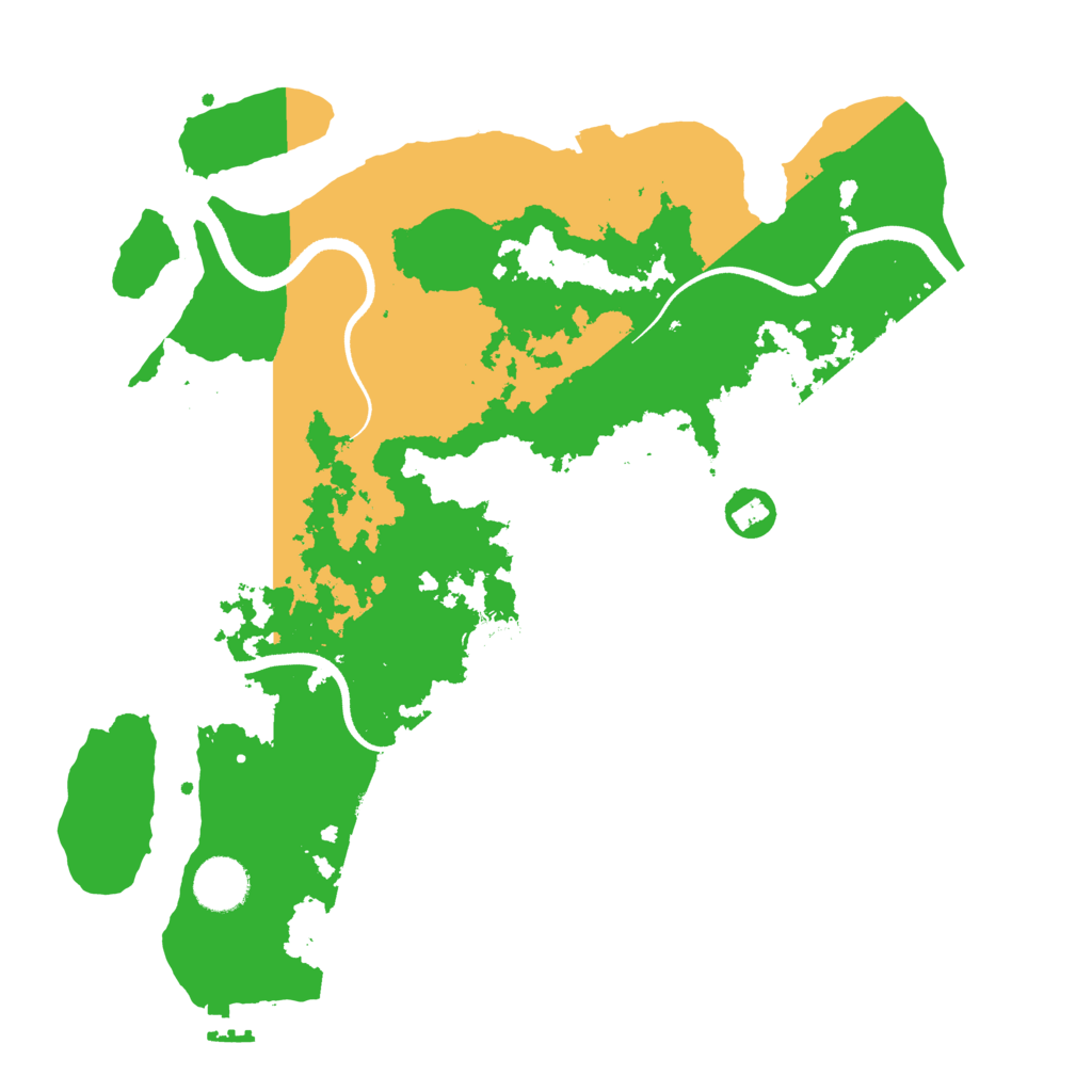 Biome Rust Map: Procedural Map, Size: 3500, Seed: 1855432177