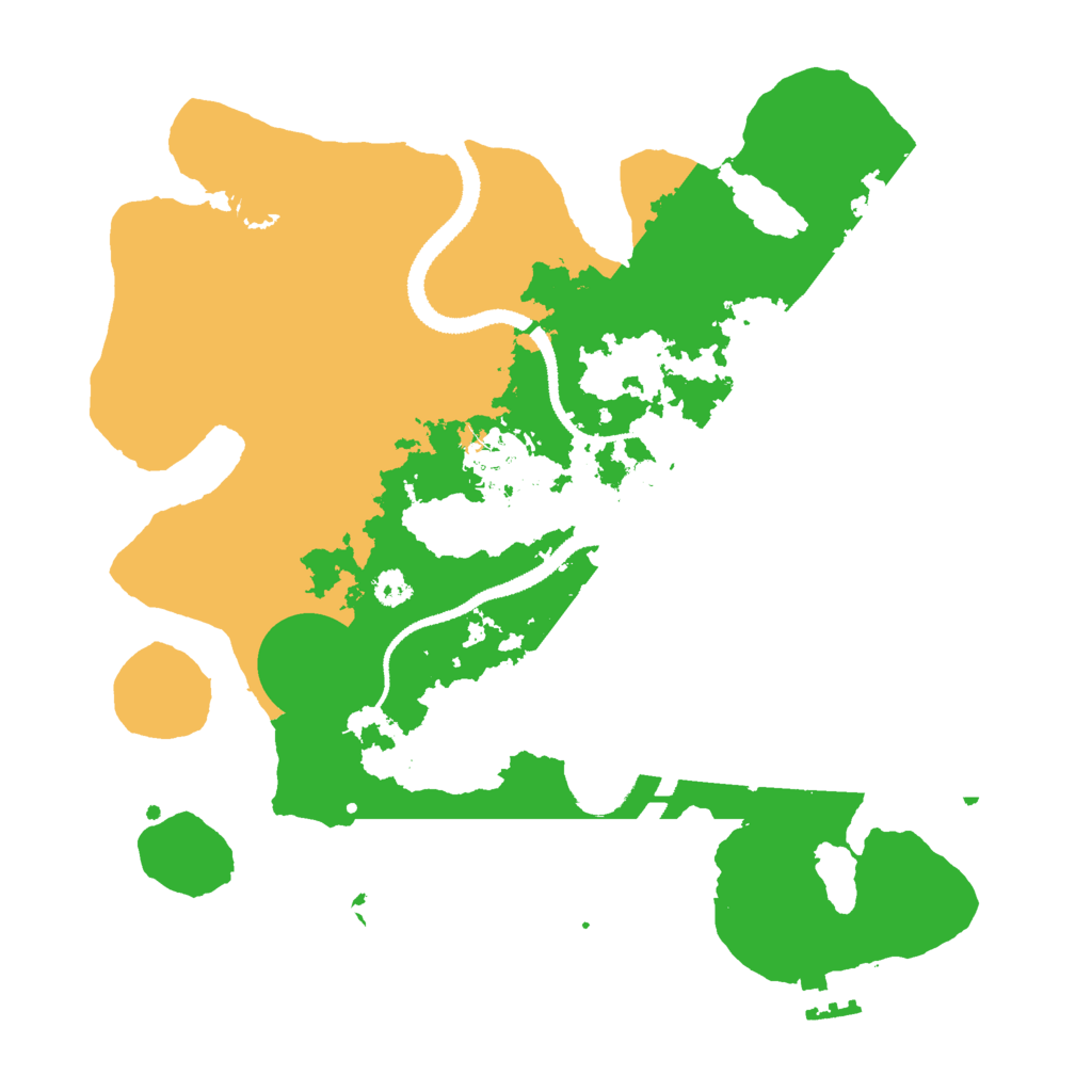 Biome Rust Map: Procedural Map, Size: 3000, Seed: 806750441