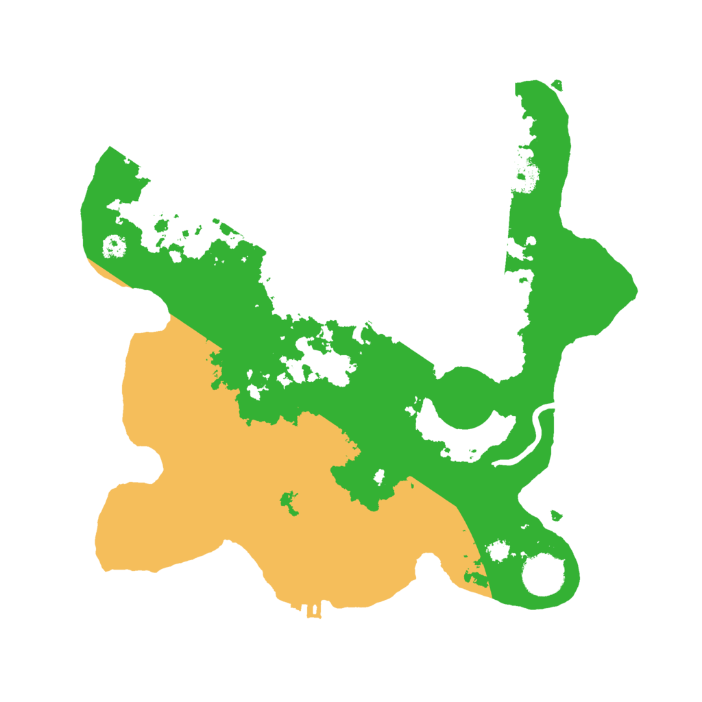 Biome Rust Map: Procedural Map, Size: 3000, Seed: 45837024