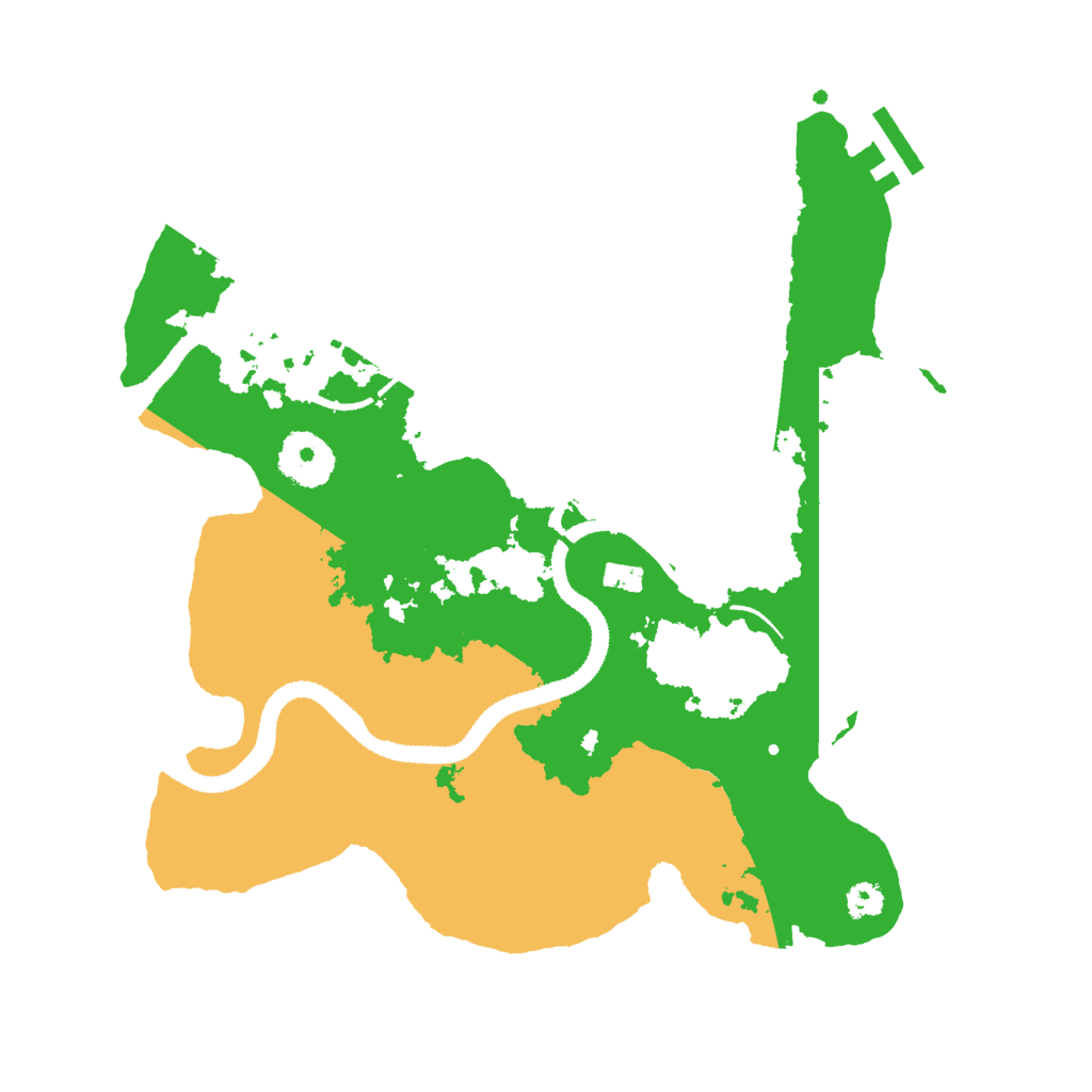 Biome Rust Map: Procedural Map, Size: 3000, Seed: 45837024