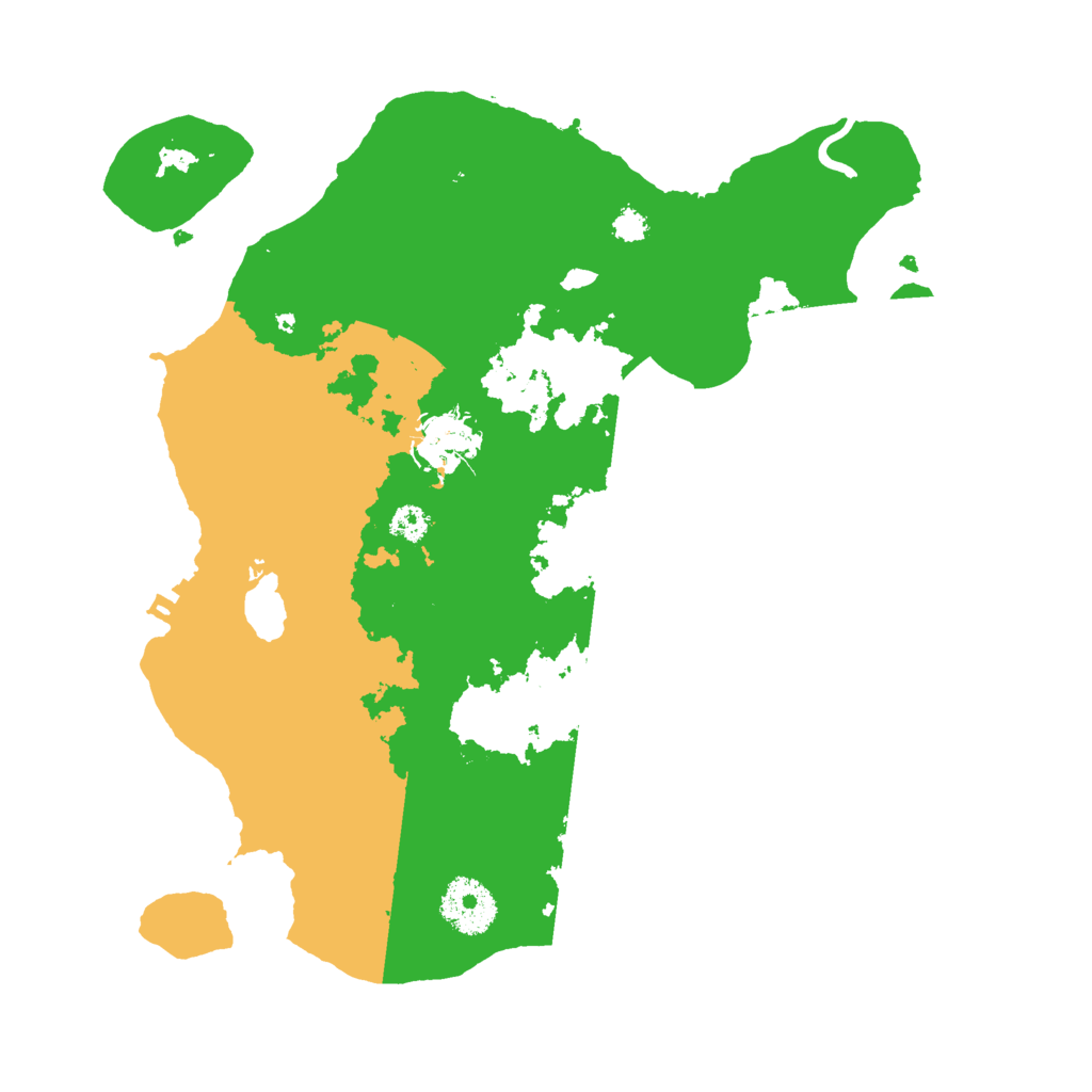 Biome Rust Map: Procedural Map, Size: 3000, Seed: 476301