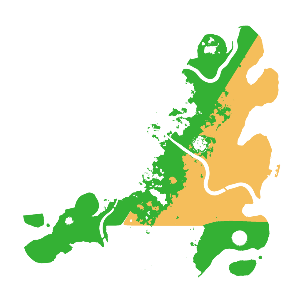 Biome Rust Map: Procedural Map, Size: 3500, Seed: 55424718