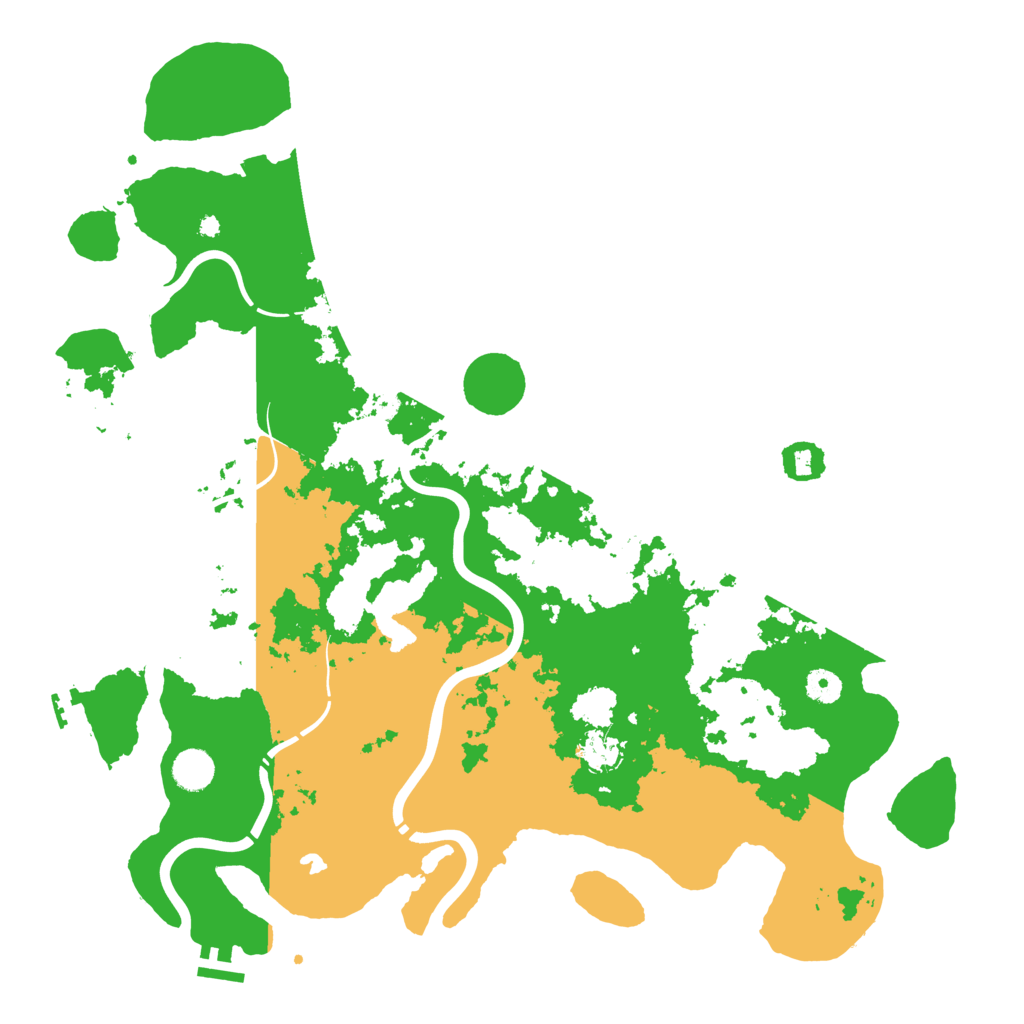 Biome Rust Map: Procedural Map, Size: 4400, Seed: 3234569
