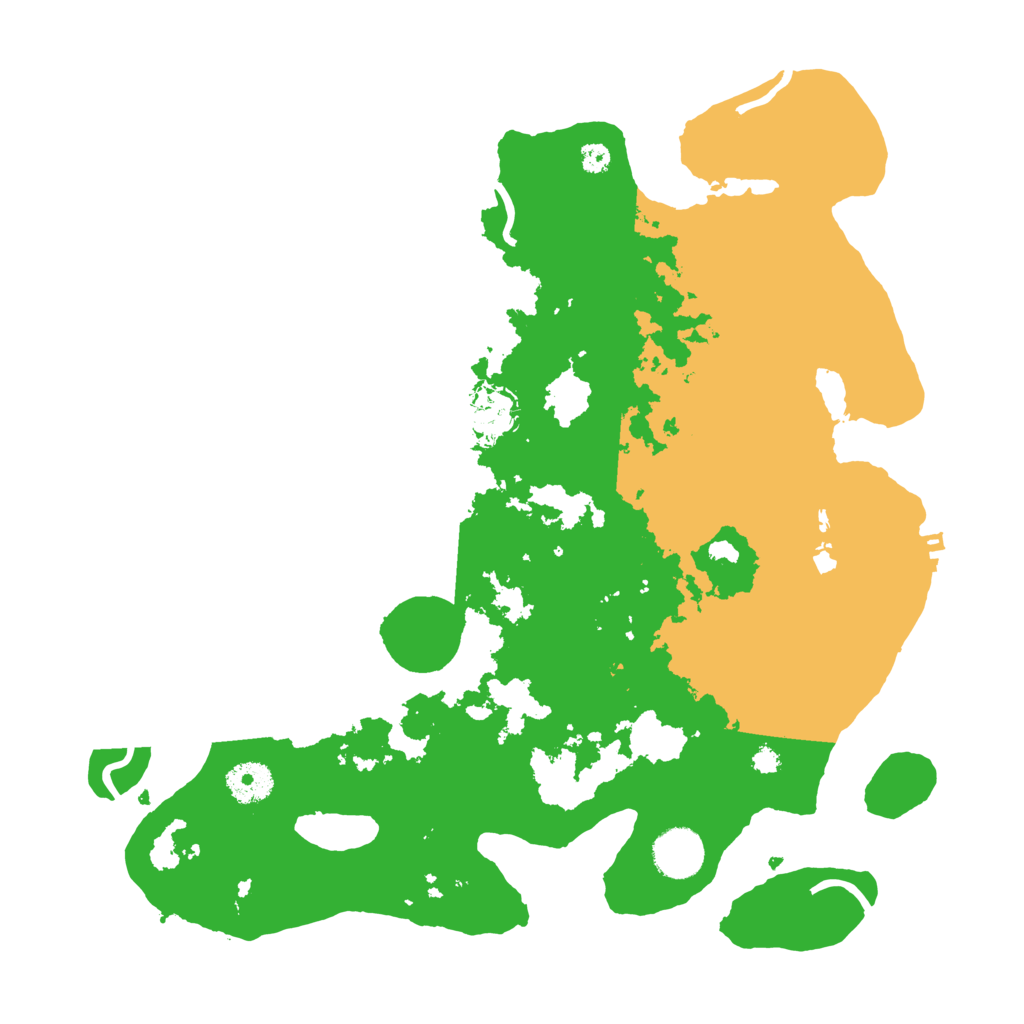 Biome Rust Map: Procedural Map, Size: 3550, Seed: 20492