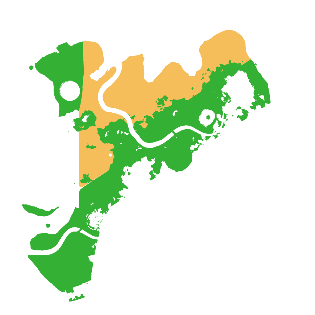 Biome Rust Map: Procedural Map, Size: 3000, Seed: 549928096