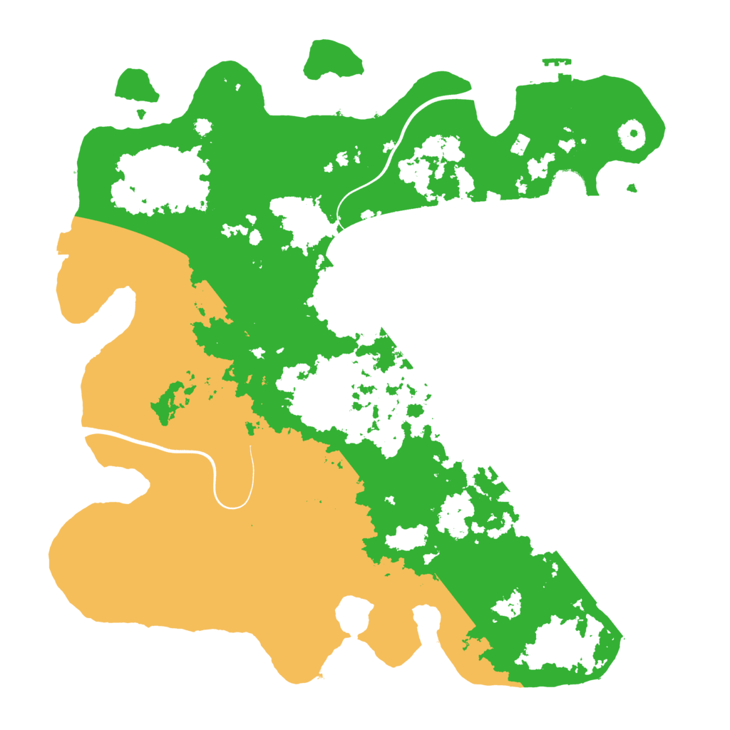 Biome Rust Map: Procedural Map, Size: 3850, Seed: 2077319366