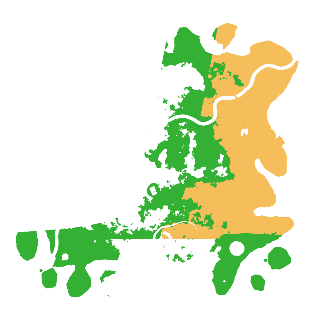 Biome Rust Map: Procedural Map, Size: 4000, Seed: 86784