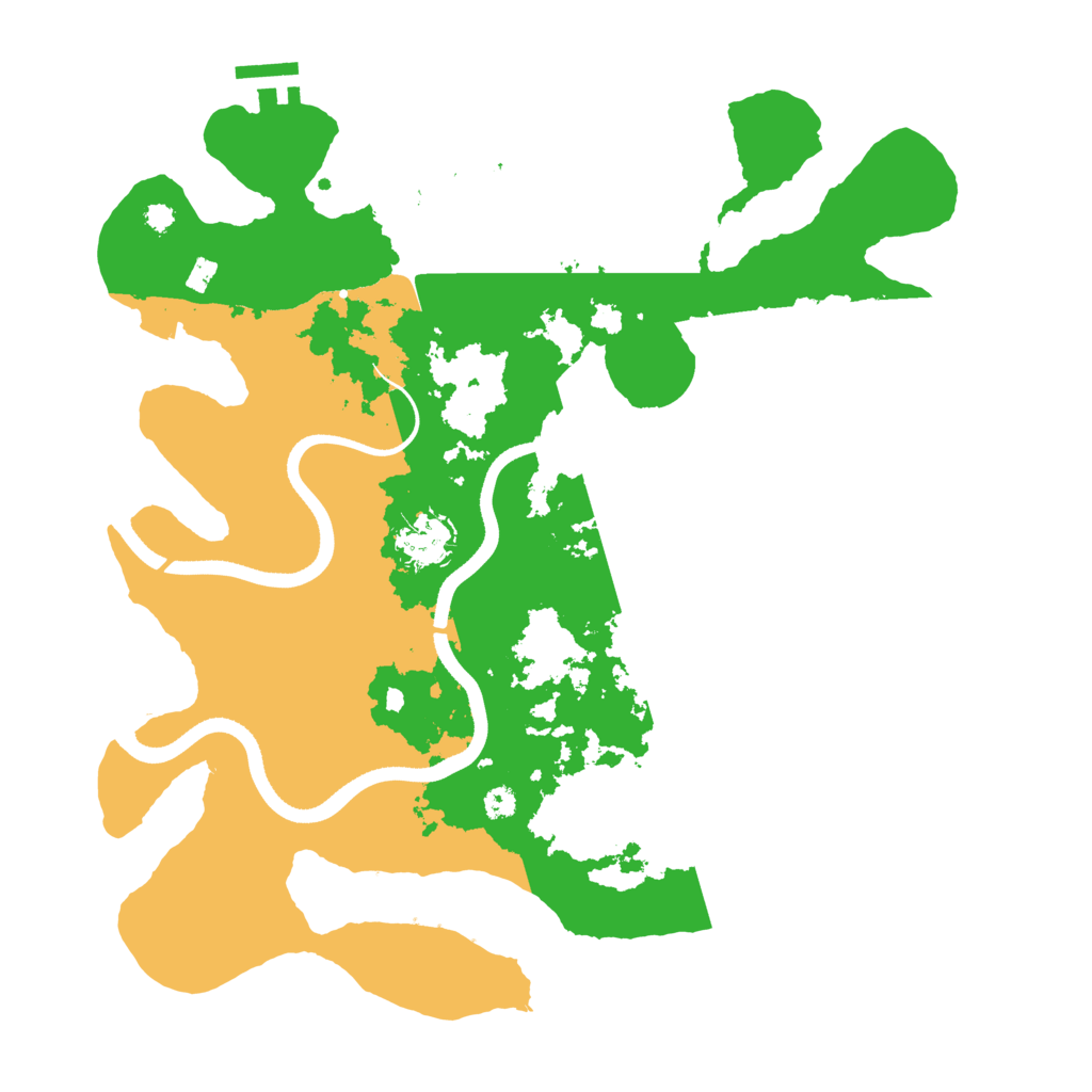 Biome Rust Map: Procedural Map, Size: 3500, Seed: 773914847