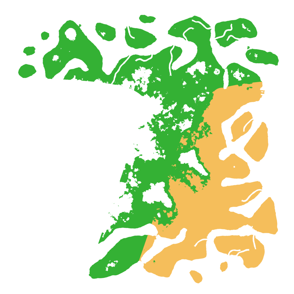 Biome Rust Map: Procedural Map, Size: 5000, Seed: 106672304