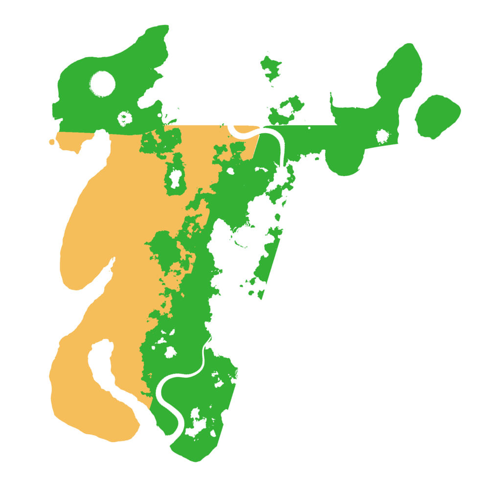 Biome Rust Map: Procedural Map, Size: 3500, Seed: 3202856