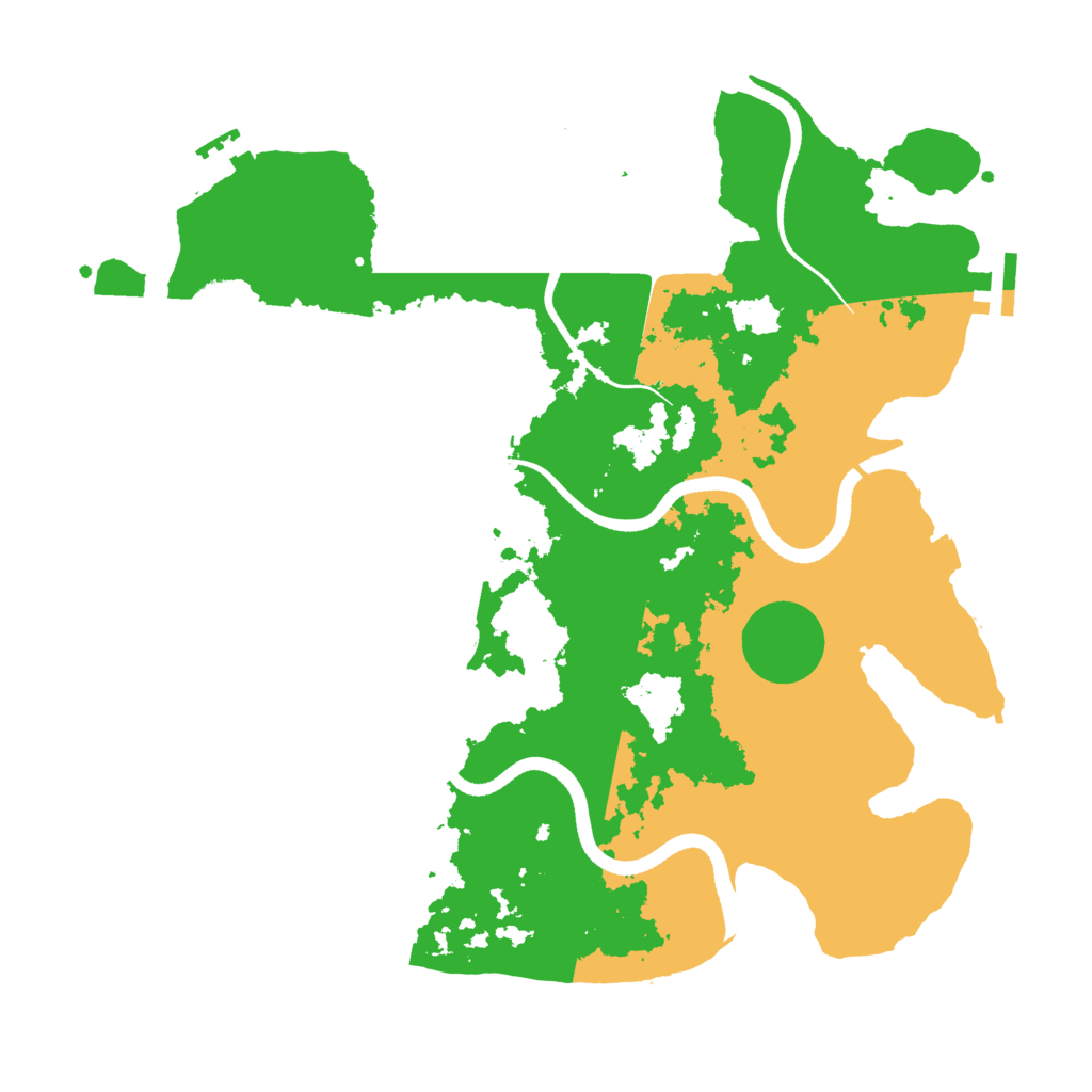 Biome Rust Map: Procedural Map, Size: 3500, Seed: 1602397865