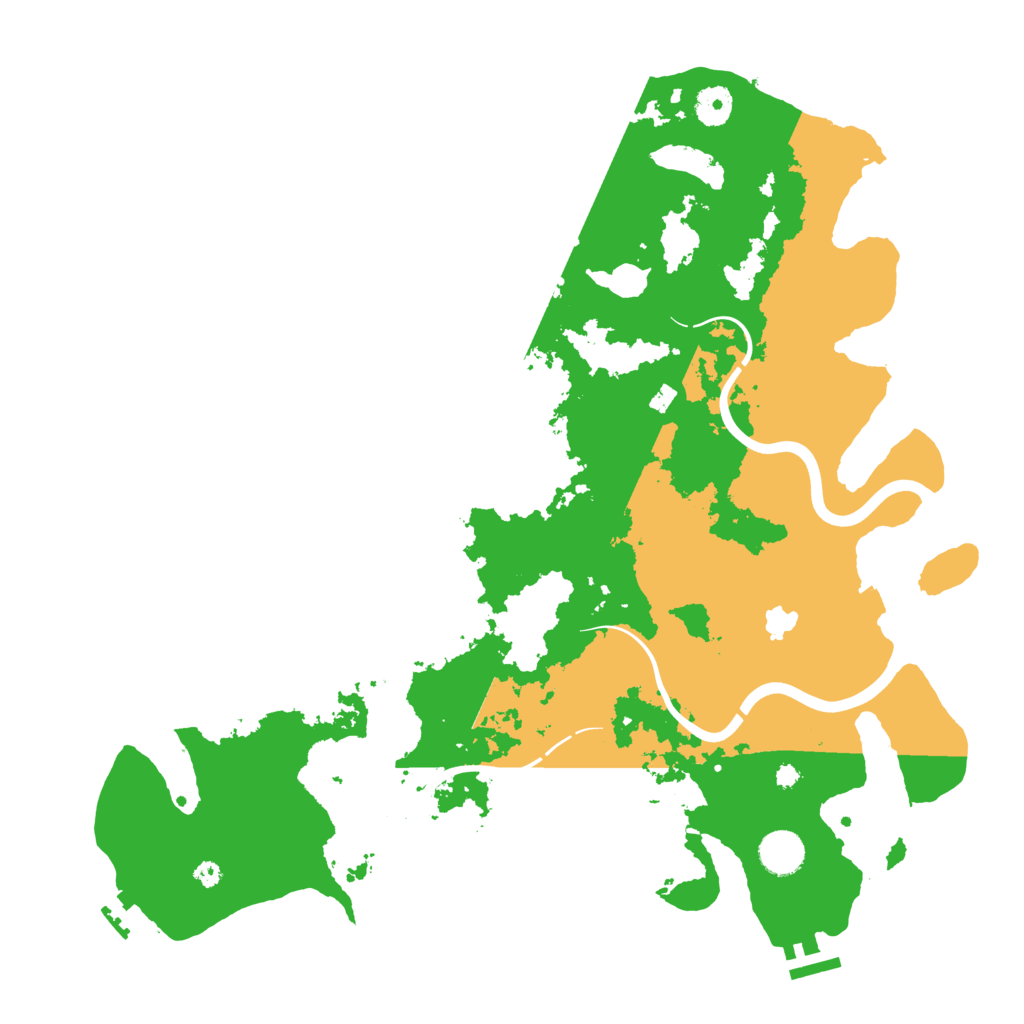 Biome Rust Map: Procedural Map, Size: 4000, Seed: 976707045