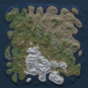 Thumbnail Rust Map: Procedural Map, Size: 4500, Seed: 8675309, 19 Monuments