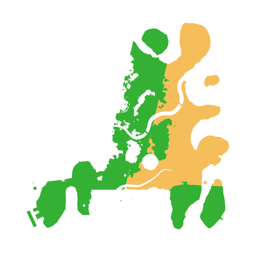 Biome Rust Map: Procedural Map, Size: 3000, Seed: 820021