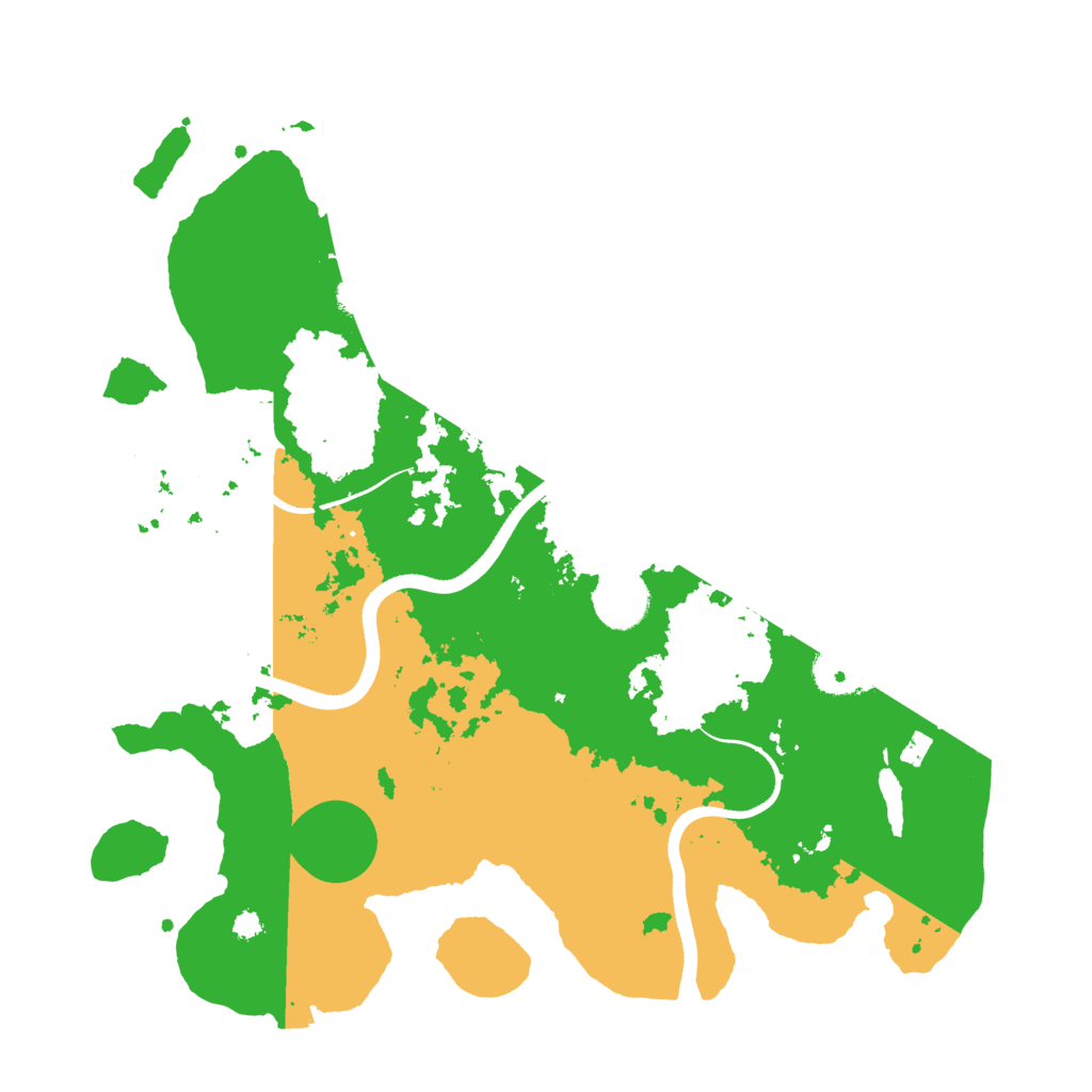 Biome Rust Map: Procedural Map, Size: 3500, Seed: 167975133