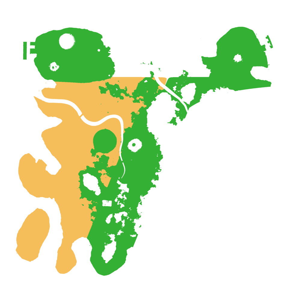 Biome Rust Map: Procedural Map, Size: 3500, Seed: 900293881