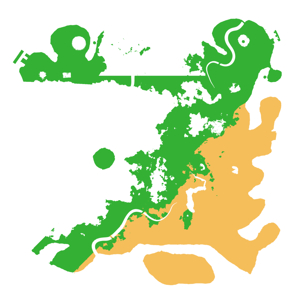 Biome Rust Map: Procedural Map, Size: 4000, Seed: 10323
